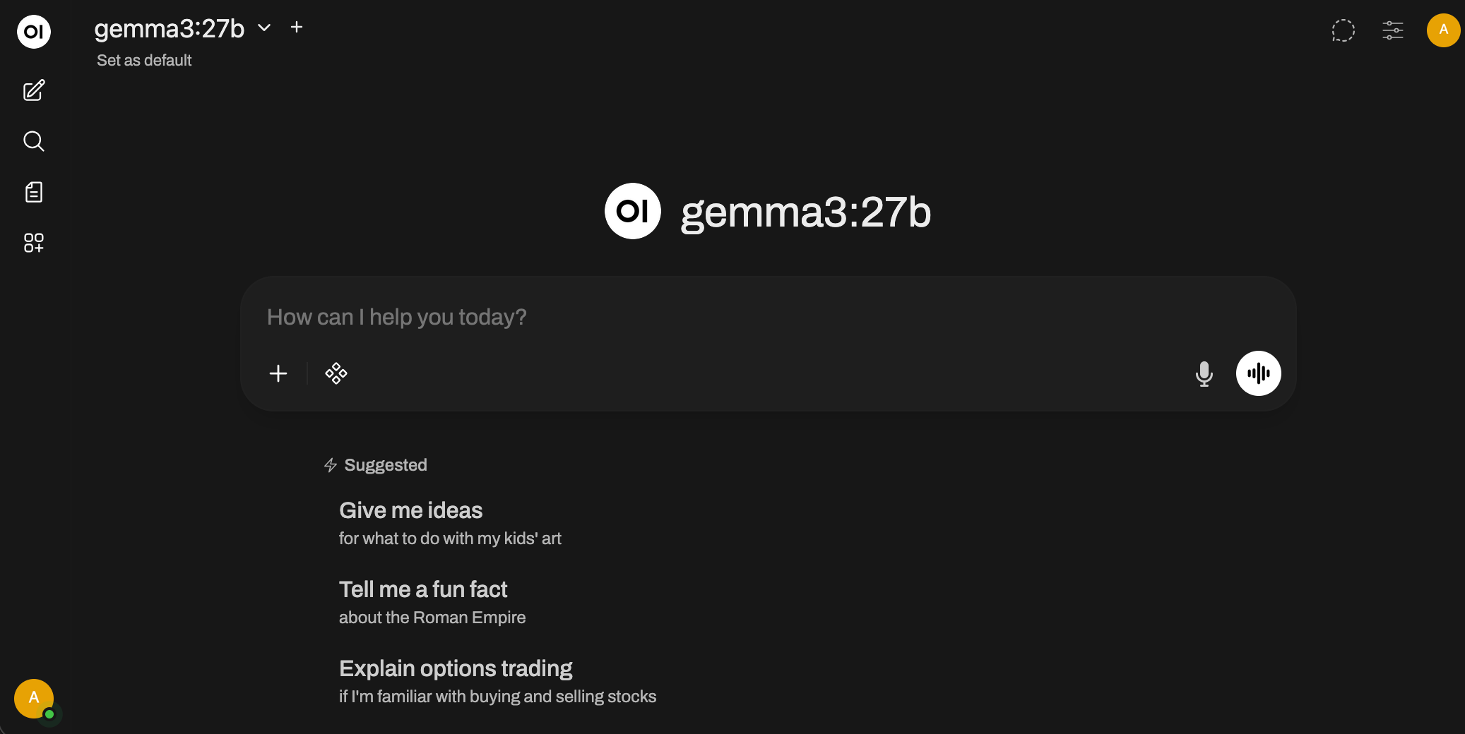 Open WebUI Interface
